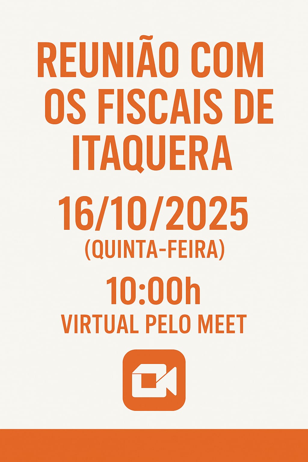 Reunião com os Fiscais da Subprefeitura de Itaquera