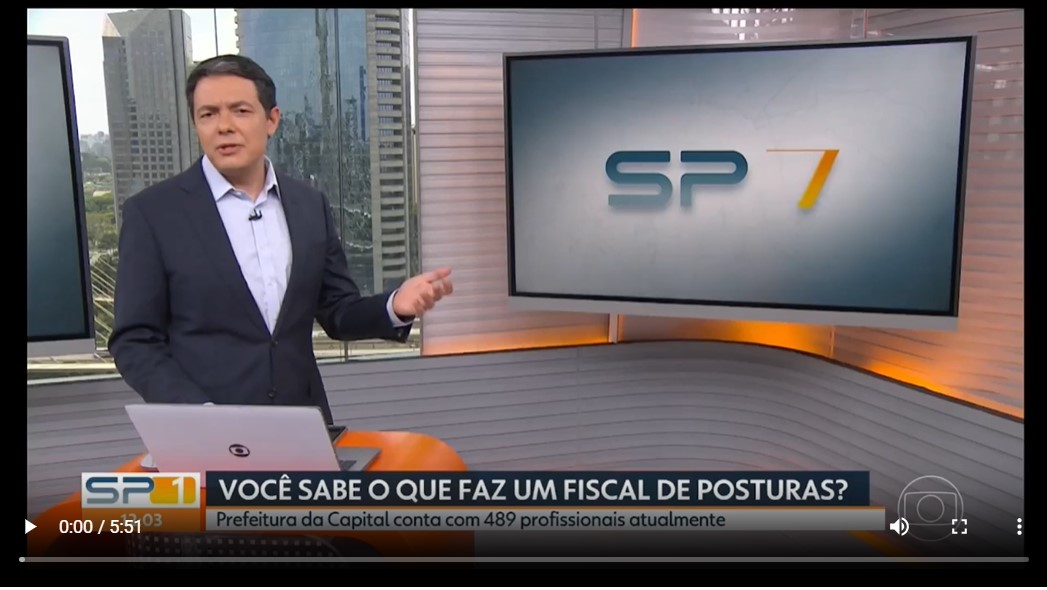 📺 Fiscais de Posturas em destaque no SP1