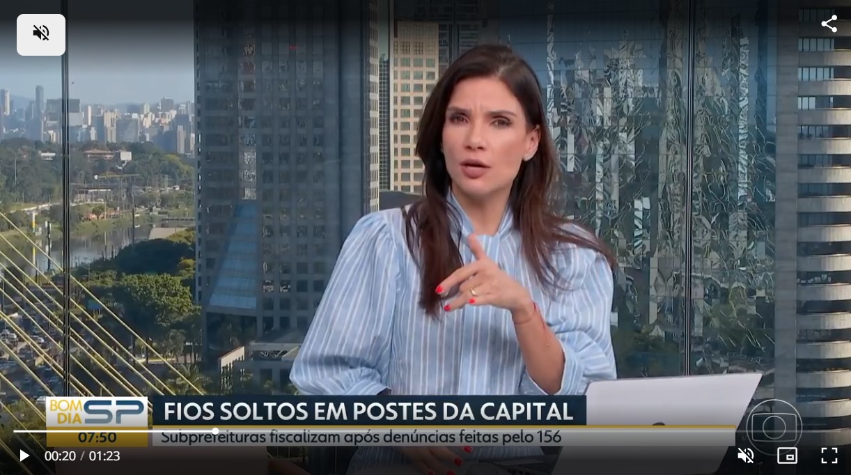 Multas por fios soltos em postes triplicam na cidade de SP