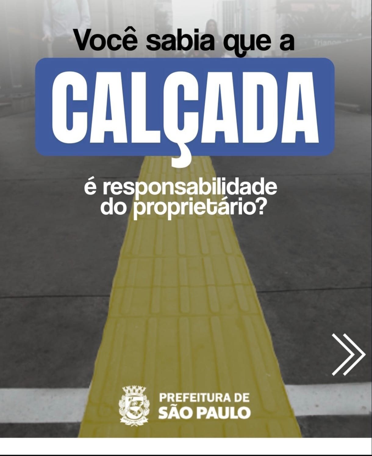 Calçadas seguras garantem mobilidade para todos