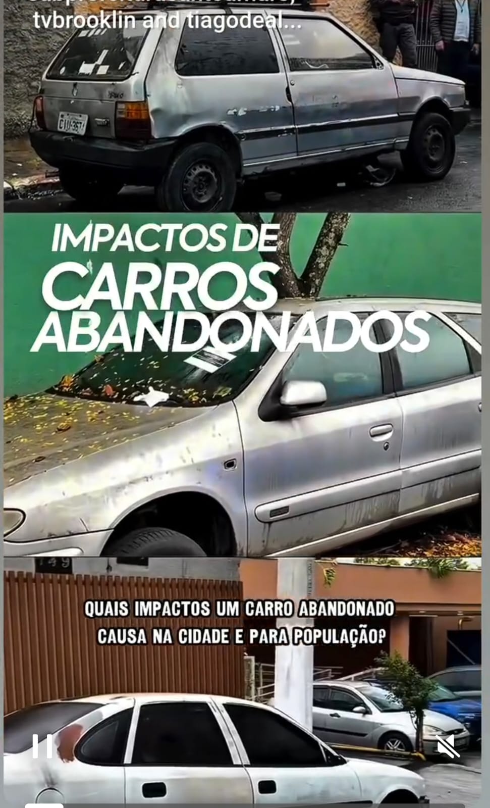 Prefeitura de São Paulo Alerta para os Perigos de Carros Abandonados nas Vias Públicas
