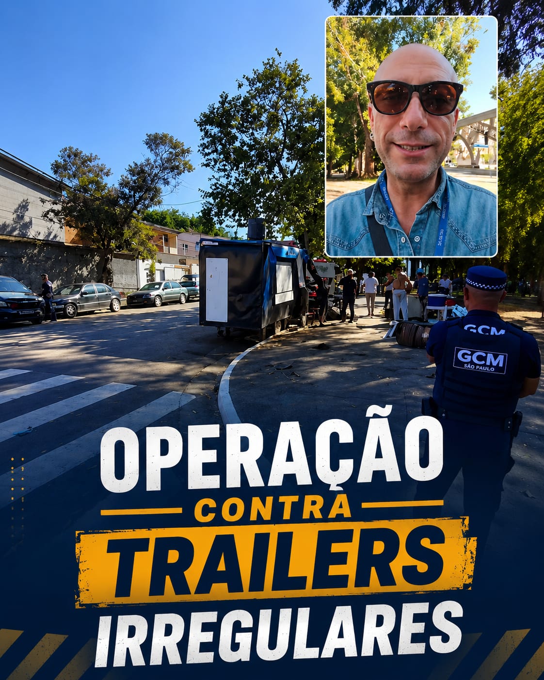 Operação contra ‘trailers’ de comida de rua irregular na Subprefeitura de Santo Amaro