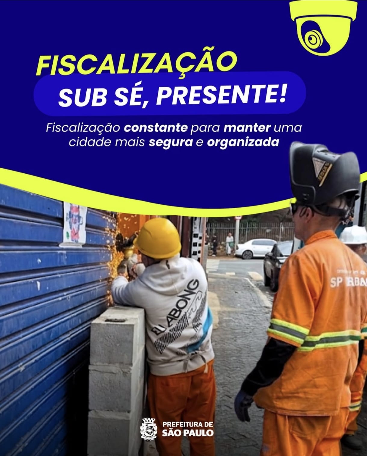 Fiscalização também é cuidado com a cidade!